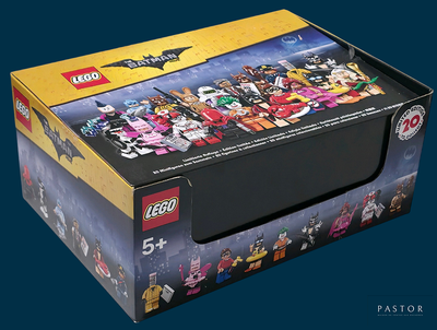 a box with a lego batman movie set inside of it
