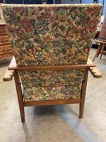 Fauteuil inclinable bois et tissu ( le tissu et rembourrage … (photo 3)