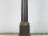 an image of a lamp that is on a table
