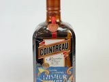 a bottle of liquor that is sitting on a table