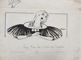 an image of a drawing of a woman in a tutu skirt