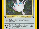 une carte sur laquelle figure l'image d'un personnage de Pokémon