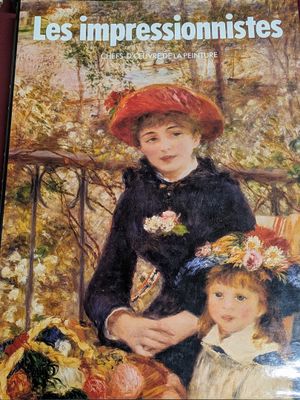 On voit ici la couverture du livre *Les Impressionnistes*