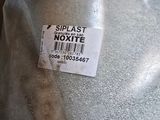 a close up of a metal container with a label on it