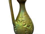 an image of a green vase on a white background