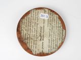 a picture of a piece of paper with a tag on it