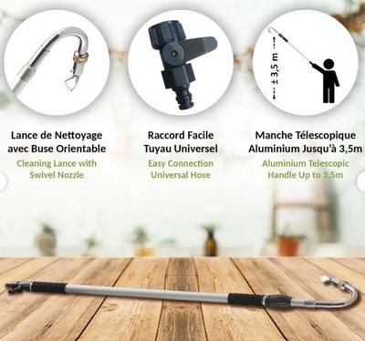four different types of tools on a wooden table