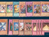 the cards are lined up and ready to be played in the game