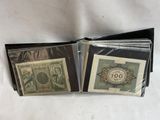 three different types of currency are sitting on top of each other