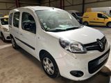 a white van that is parked in a garage
