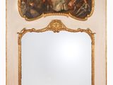 un miroir sur lequel est peinte une image et un miroir sur lequel est peinte une image