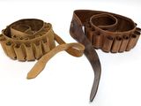 three different types of leather tools on a white surface