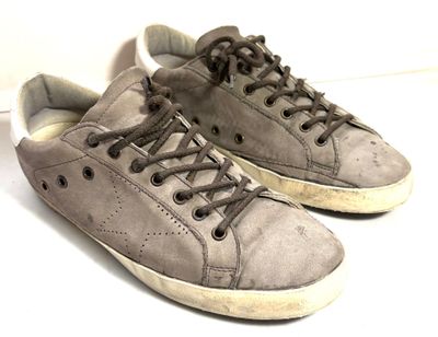 GOLDEN GOOSE SUPERSTAR (GGDB) - Paire de baskets pour homme grises et  - Photo 1