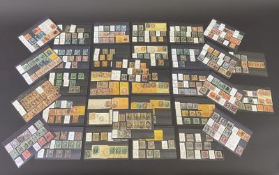 de nombreux types de timbres sur la table