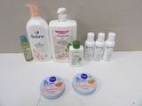 many different types of skin care products on the counter