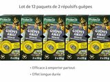 quatre boîtes de colle posées les unes à côté des autres sur une surface blanche