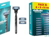lot de 8 rasoirs Gillette pour homme, rasoirs Gillette pour homme, rasoirs Gillette pour homme, rasoirs Gillette pour homme, gill