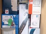 a box full of electronic items that are in the box
