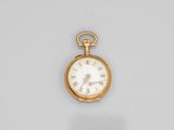 an antique gold pocket watch with roman numerals and roman numerals