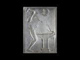 an image of a sculpture of a woman in a bathtub