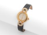 une montre-bracelet de femme ornée de diamants
