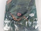 a plastic bag with a picture of a man on it