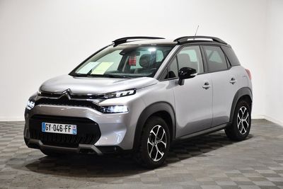 the new citrole suv is parked in a showroom