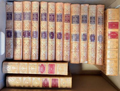 a lot of books that are sitting in a box