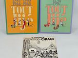 three children ' s books are sitting on a table next to each other