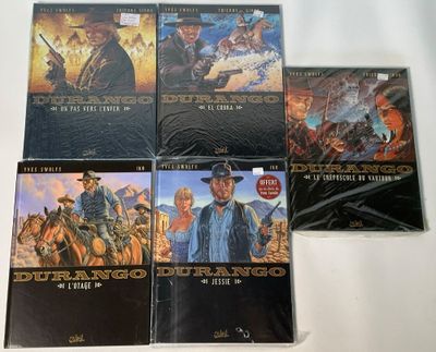 quatre jaquettes de DVD des films de la série western « Durano Durano » et « Durano Durano Durano Durano Durano Durano Durano Durano Duran »