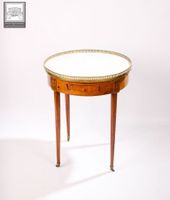 Table bouillotte en acajou (photo 3)