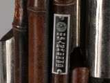 a close up of a bunch of metal pipes