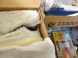 a box with a bunch of items inside of it