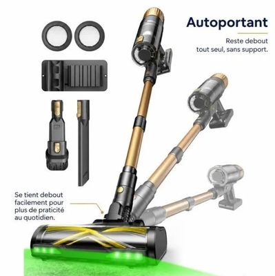 une image représentant un aspirateur et d'autres accessoires