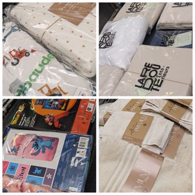 many different pictures of a variety of items in a store