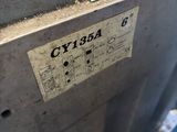 the back of a machine that is sitting on a pallet