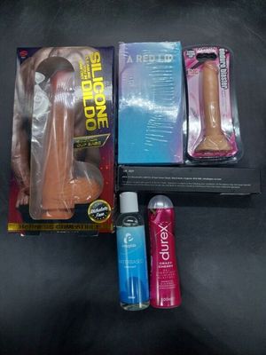 three different types of sex toys on a table
