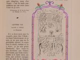 a page from a book with a drawing of a man and a woman