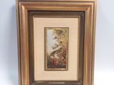 a picture of a picture of a painting in a wooden frame