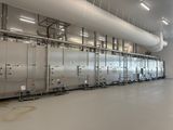 a large room with a bunch of machines in it