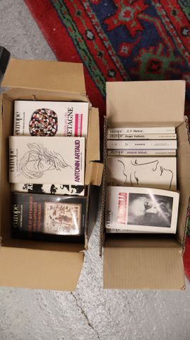 Lot de 2 cartons de la revue EUROPE.