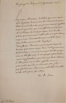 une lettre manuscrite adressée à une autre personne