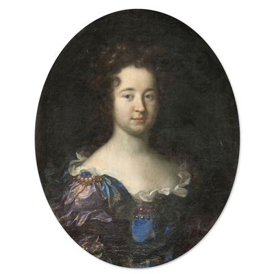 Ecole Florentine Vers 1700 Portrait DE Femme Portant Une Rob…