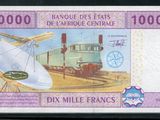 une photo d'un billet de banque français sur lequel figure un train