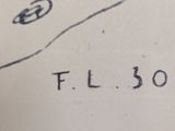 a drawing of a plane that is on a sheet of paper