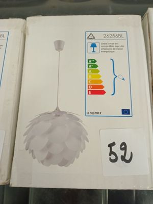 @@@ 4 suspensions PP blanc ref 26255 BL - NEUF EN CARTON - V…