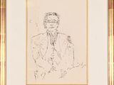 an image of a drawing of a man in a suit and tie