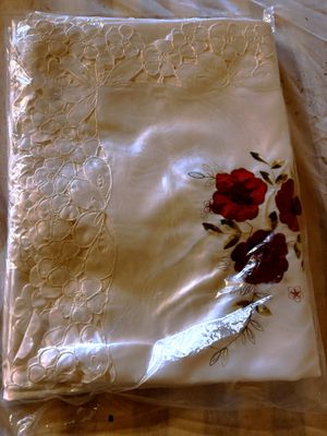 Service de table 1 Nappe 180 X 280 + 12 serviettes 40 X 40 - Photo 1