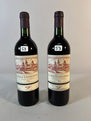 deux bouteilles de vin posées l'une à côté de l'autre sur une table