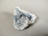 quartz crystal on a white background
